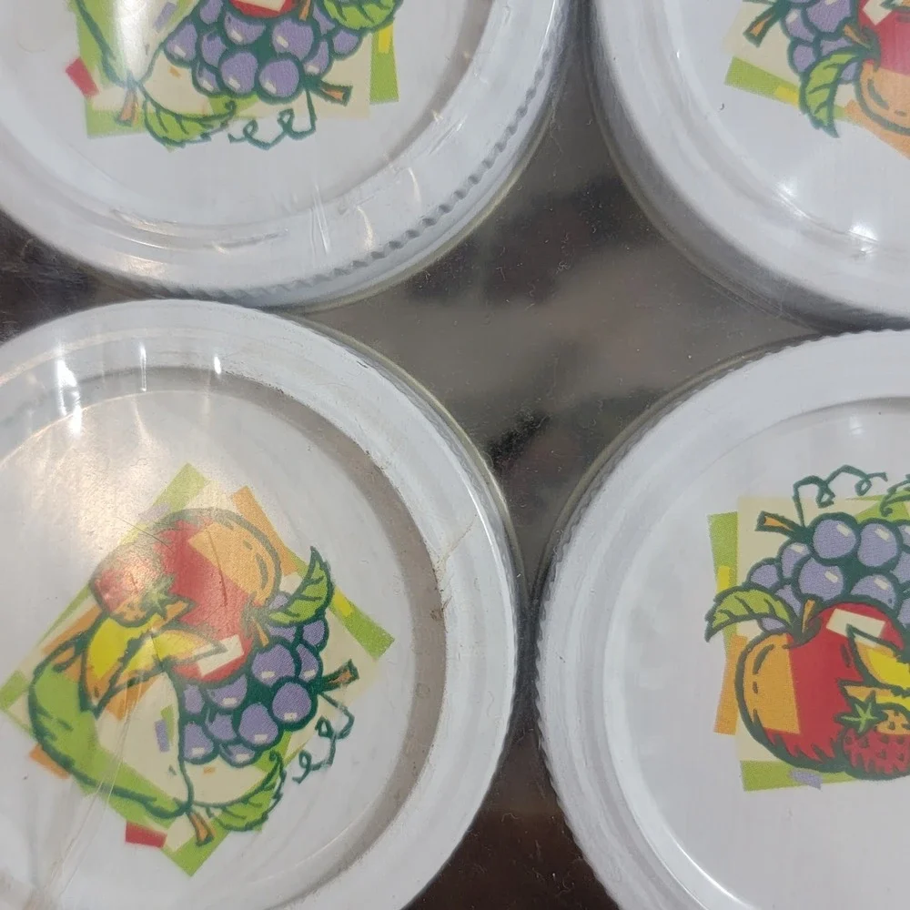 Vintage Ball NEW Quilted Crystal 4oz Jelly Jars 12 Pack Decorative Lids Labels